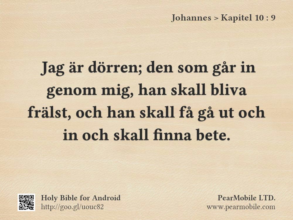 Johannes, Kapitel 10:9